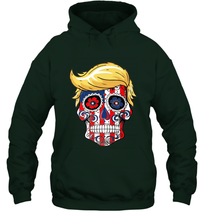 Load image into Gallery viewer, Trump sugar skull Hooded Sweatshirt
