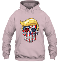 Load image into Gallery viewer, Trump sugar skull Hooded Sweatshirt
