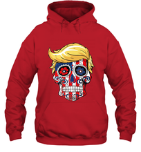 Load image into Gallery viewer, Trump sugar skull Hooded Sweatshirt
