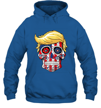 Load image into Gallery viewer, Trump sugar skull Hooded Sweatshirt
