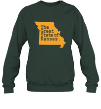 Load image into Gallery viewer, The Great State Of Kansas Crewneck Sweatshirt
