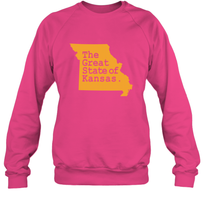 Load image into Gallery viewer, The Great State Of Kansas Crewneck Sweatshirt
