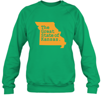 Load image into Gallery viewer, The Great State Of Kansas Crewneck Sweatshirt
