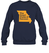 Load image into Gallery viewer, The Great State Of Kansas Crewneck Sweatshirt
