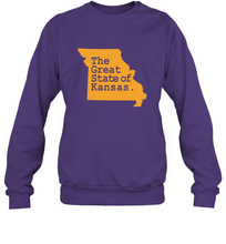 Load image into Gallery viewer, The Great State Of Kansas Crewneck Sweatshirt
