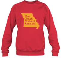 Load image into Gallery viewer, The Great State Of Kansas Crewneck Sweatshirt
