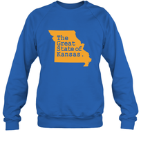 Load image into Gallery viewer, The Great State Of Kansas Crewneck Sweatshirt
