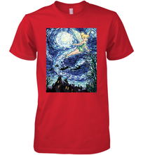 Load image into Gallery viewer, Disney Peter Pan Tinker Bell Starry Night Portrait Men&#39;s Premium T-Shirt
