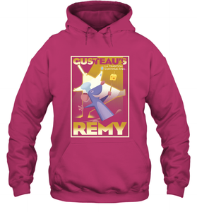 Disney Pixar Ratatouille Remy And Gusteau Poster Hooded Sweatshirt