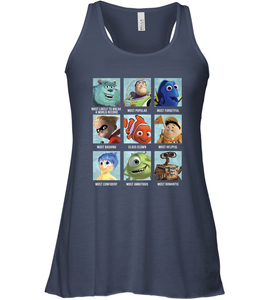 Disney Pixar Collection Character Yearbook Women's Racerback Tank