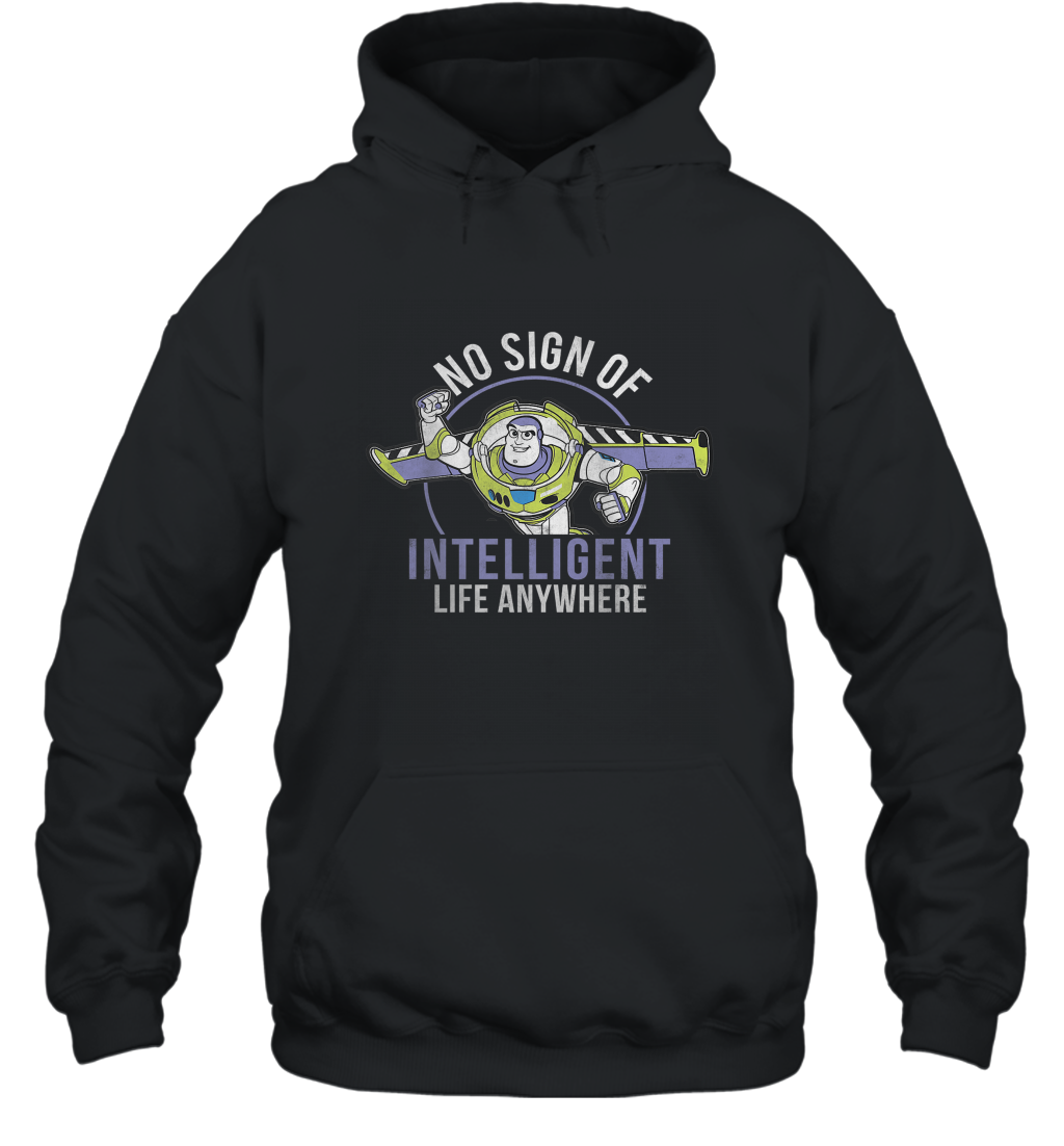 Disney Pixar Toy Story Buzz Lightyear Intelligent Life Hooded Sweatshirt