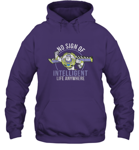 Disney Pixar Toy Story Buzz Lightyear Intelligent Life Hooded Sweatshirt