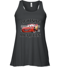 Load image into Gallery viewer, Disney Pixar Cars Lightning McQueen Finish Women's Racerback Tank
