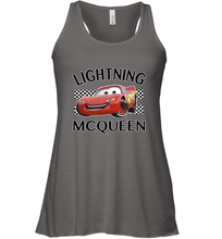 Load image into Gallery viewer, Disney Pixar Cars Lightning McQueen Finish Women's Racerback Tank
