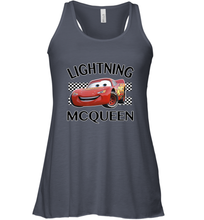 Load image into Gallery viewer, Disney Pixar Cars Lightning McQueen Finish Women's Racerback Tank
