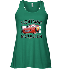 Load image into Gallery viewer, Disney Pixar Cars Lightning McQueen Finish Women's Racerback Tank
