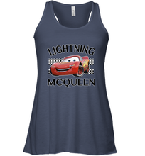 Load image into Gallery viewer, Disney Pixar Cars Lightning McQueen Finish Women's Racerback Tank
