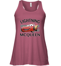 Load image into Gallery viewer, Disney Pixar Cars Lightning McQueen Finish Women's Racerback Tank
