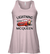 Load image into Gallery viewer, Disney Pixar Cars Lightning McQueen Finish Women's Racerback Tank
