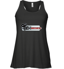 Load image into Gallery viewer, Cinemassacre Modern Chainsaw Logo Women&#39;s Racerback Tank
