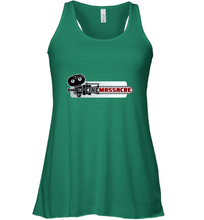 Load image into Gallery viewer, Cinemassacre Modern Chainsaw Logo Women&#39;s Racerback Tank
