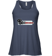 Load image into Gallery viewer, Cinemassacre Modern Chainsaw Logo Women&#39;s Racerback Tank
