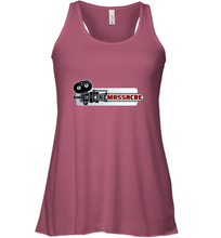 Load image into Gallery viewer, Cinemassacre Modern Chainsaw Logo Women&#39;s Racerback Tank
