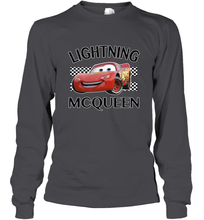 Load image into Gallery viewer, Disney Pixar Cars Lightning McQueen Finish Long Sleeve T-Shirt
