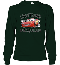 Load image into Gallery viewer, Disney Pixar Cars Lightning McQueen Finish Long Sleeve T-Shirt
