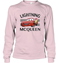 Load image into Gallery viewer, Disney Pixar Cars Lightning McQueen Finish Long Sleeve T-Shirt
