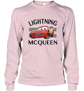 Disney Pixar Cars Lightning McQueen Finish Long Sleeve T-Shirt