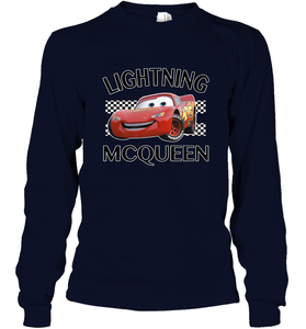 Disney Pixar Cars Lightning McQueen Finish Long Sleeve T-Shirt