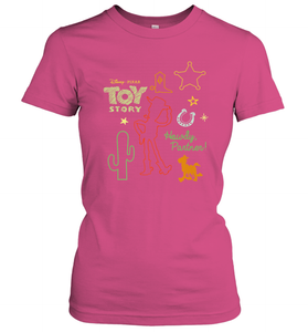 Disney Pixar Toy Story Howdy Partner Woody Shapes Women's T-Shirt