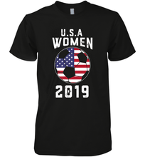 Load image into Gallery viewer, USA United States Women 2019 Soccer US Futbol Men's Premium T-Shirt
