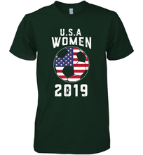Load image into Gallery viewer, USA United States Women 2019 Soccer US Futbol Men's Premium T-Shirt
