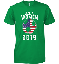 Load image into Gallery viewer, USA United States Women 2019 Soccer US Futbol Men's Premium T-Shirt
