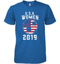 Load image into Gallery viewer, USA United States Women 2019 Soccer US Futbol Men's Premium T-Shirt
