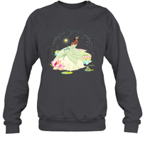 Load image into Gallery viewer, Disney The Princess and The Frog Tiana on a Bayou Crewneck Sweatshirt
