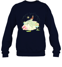 Load image into Gallery viewer, Disney The Princess and The Frog Tiana on a Bayou Crewneck Sweatshirt

