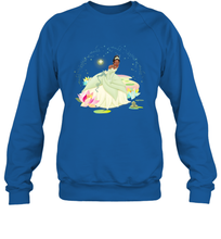 Load image into Gallery viewer, Disney The Princess and The Frog Tiana on a Bayou Crewneck Sweatshirt
