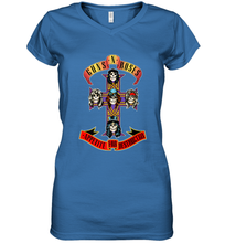 Load image into Gallery viewer, Guns N' Roses Classic Cross Logo Women's V-Neck T-Shirt
