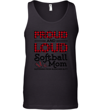 Load image into Gallery viewer, Proud And Loud Softball Mom Men&#39;s Tank Top
