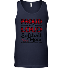 Load image into Gallery viewer, Proud And Loud Softball Mom Men&#39;s Tank Top
