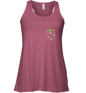 Disney Pixar Toy Story Woody Buzz Cloud Pocket Women's Racerback Tank