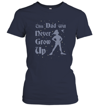 Load image into Gallery viewer, Disney Peter Pan This Dad Will Never Grow Up Women&#39;s T-Shirt
