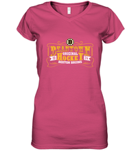 Load image into Gallery viewer, NHL Boston Bruins Fanatics Beantown Women's V-Neck T-Shirt
