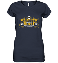 Load image into Gallery viewer, NHL Boston Bruins Fanatics Beantown Women's V-Neck T-Shirt
