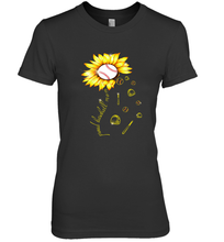 Load image into Gallery viewer, Baseball Proud Sunflower Women's Premium T-Shirt
