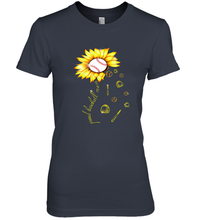 Load image into Gallery viewer, Baseball Proud Sunflower Women's Premium T-Shirt
