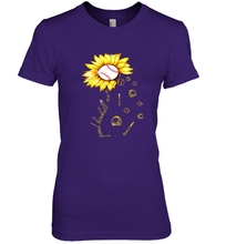Load image into Gallery viewer, Baseball Proud Sunflower Women's Premium T-Shirt
